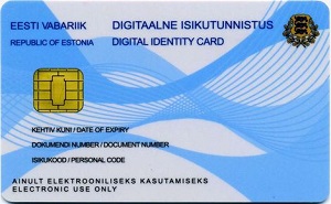 Estonian e-resident smart ID-card